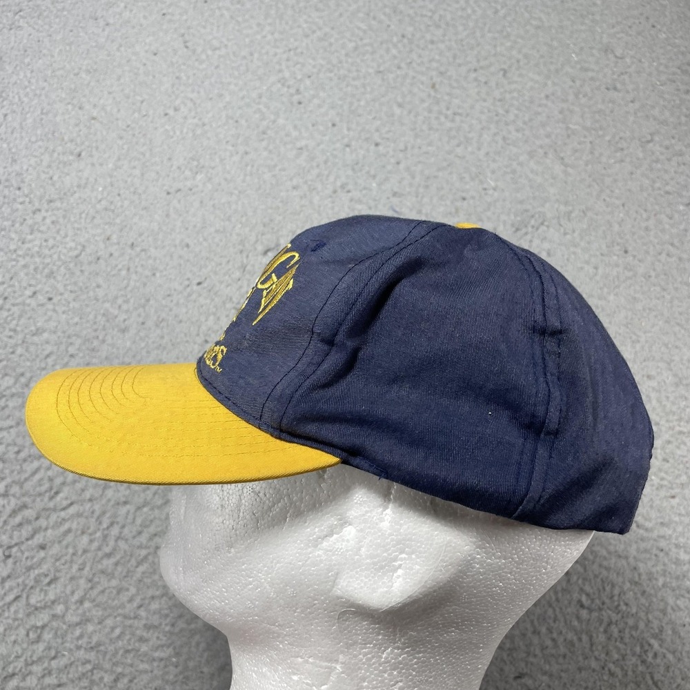 Vintage Michigan Wolverines Hat Cap Snap Back‎ Mens One Size Blue NCAA The Game - Picture 2 of 7